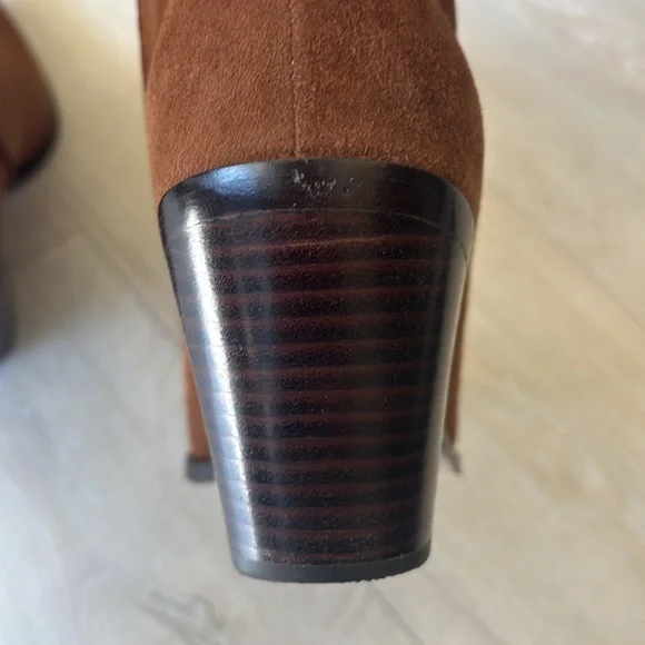 Paige Libby Tobacco Suede Ankle Boots size 9 - Picture 5 of 9